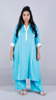 Era - 2 pc Set - Premium Soft cotton - Firozi Blue