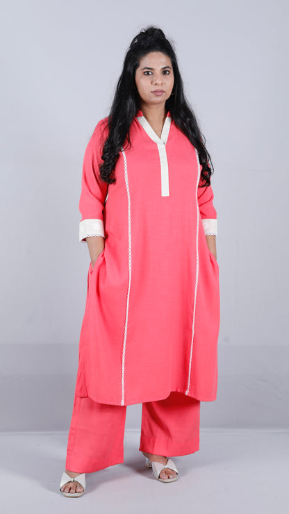 Era - 2 pc Set - Premium Soft cotton - Peach