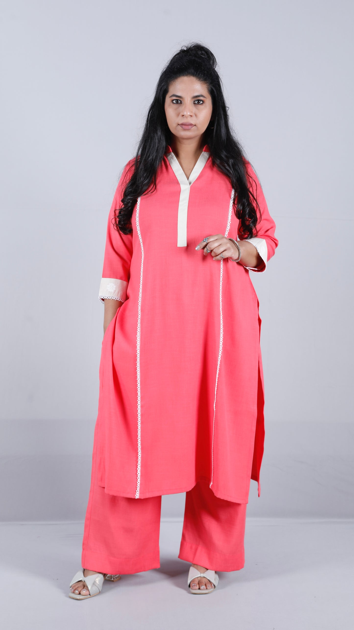 Era - 2 pc Set - Premium Soft cotton - Peach
