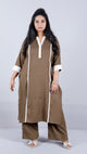 Era - 2 pc Set - Premium Soft cotton - Deep Khakhi
