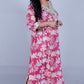 Zeenat -  Party dress - Antique Ruby (maroon)