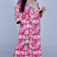 Zeenat -  Party dress - Antique Ruby (maroon)