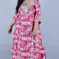 Zeenat -  Party dress - Antique Ruby (maroon)