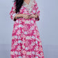 Zeenat -  Party dress - Antique Ruby (maroon)