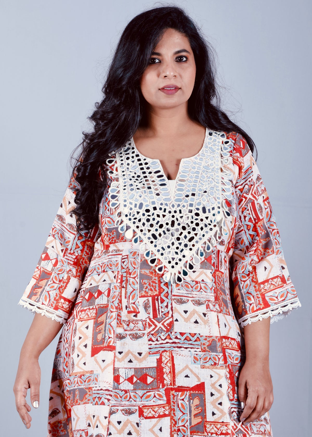 Zeenat -  Party dress - RUST