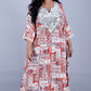 Zeenat -  Party dress - RUST
