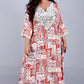 Zeenat -  Party dress - RUST