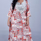 Zeenat -  Party dress - RUST