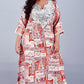 Zeenat -  Party dress - RUST