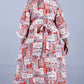 Zeenat -  Party dress - RUST