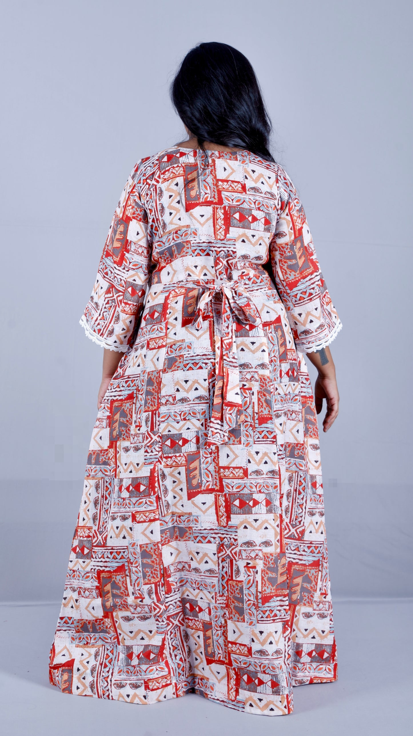 Zeenat -  Party dress - RUST
