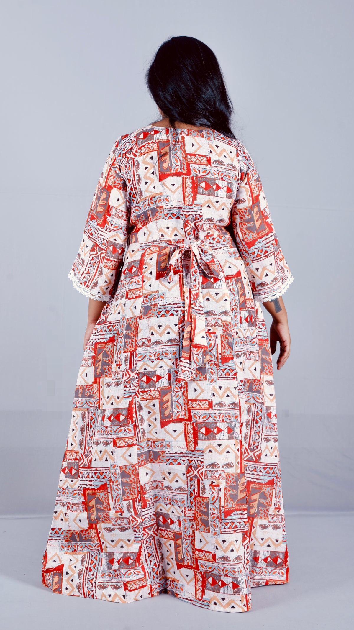 Zeenat -  Party dress - RUST