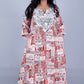 Zeenat -  Party dress - RUST