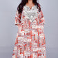 Zeenat -  Party dress - RUST