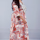 Zeenat -  Party dress - RUST