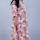 Zeenat -  Party dress - RUST