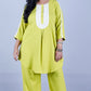 Salma cords - Premium soft cotton - Lime Green