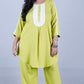 Salma cords - Premium soft cotton - Lime Green