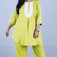 Salma cords - Premium soft cotton - Lime Green