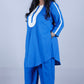 Salma cords - Premium soft cotton - BLUE
