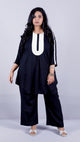 Salma cords - Premium soft cotton - BLACK