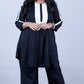 Salma cords - Premium soft cotton - BLACK