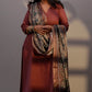 Rangoli - 3pc set - Linen Cotton + chanderi dupatta - PURPLE