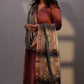 Rangoli - 3pc set - Linen Cotton + chanderi dupatta - PURPLE