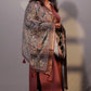 Rangoli - 3pc set - Linen Cotton + chanderi dupatta - PURPLE