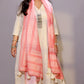 Rangoli - 3pc set - Linen Cotton + chanderi dupatta - Beige
