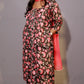 Gulzar -3 pc set - Linen cotton - Black