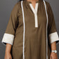 Era - 2 pc Set - Premium Soft cotton - Deep Khakhi