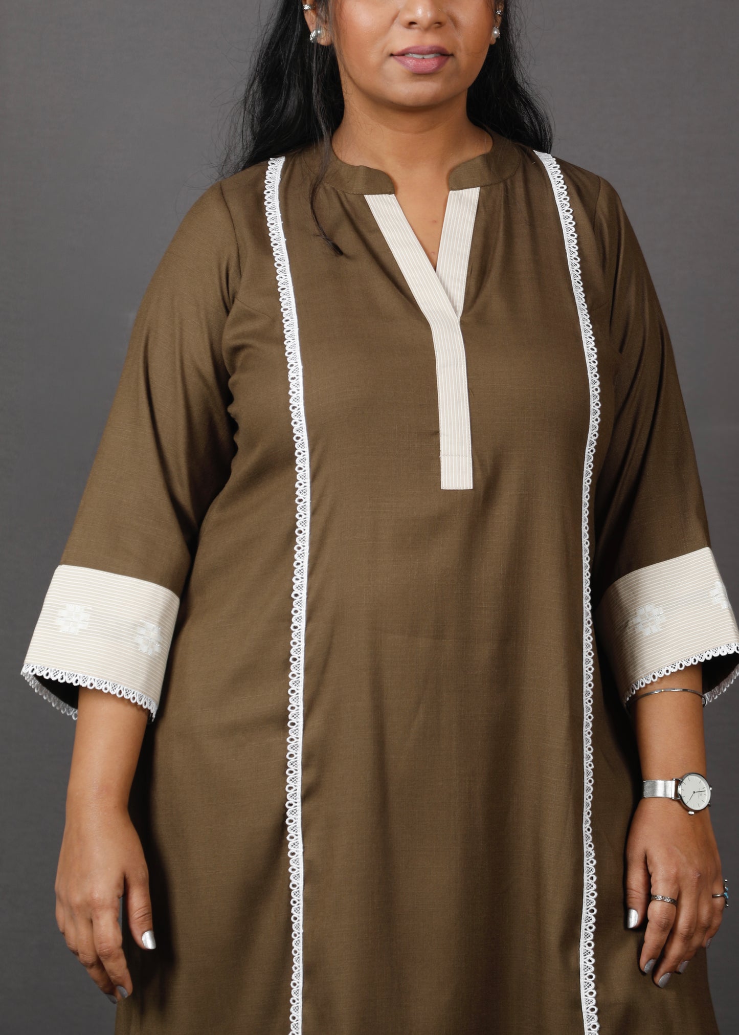 Era - 2 pc Set - Premium Soft cotton - Deep Khakhi