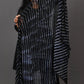 Ruhani - Set - Pure cotton with schiffli embroidery - Black - dupatta optional