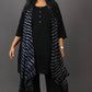 Ruhani - Set - Pure cotton with schiffli embroidery - Black - dupatta optional