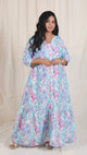 JUHI - Dress - linen cotton - PURPLE