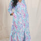 JUHI - Dress - linen cotton - PURPLE
