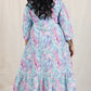 JUHI - Dress - linen cotton - PURPLE
