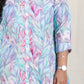 JUHI - Dress - linen cotton - PURPLE