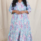 JUHI - Dress - linen cotton - PURPLE
