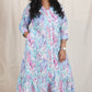 JUHI - Dress - linen cotton - PURPLE