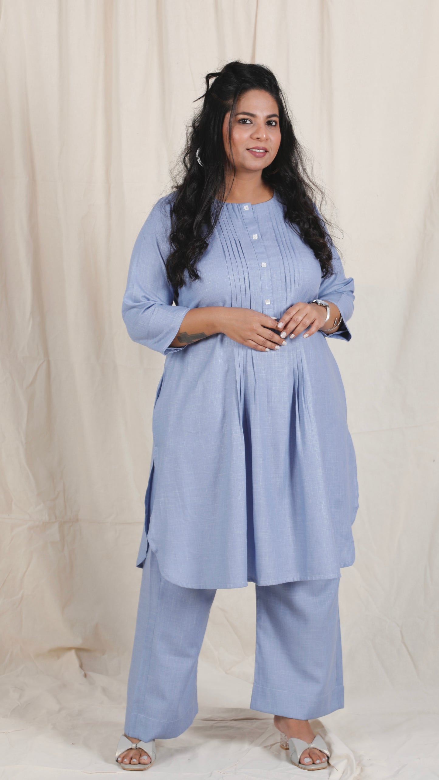 CANDY cords - Soft Cotton - BLUE