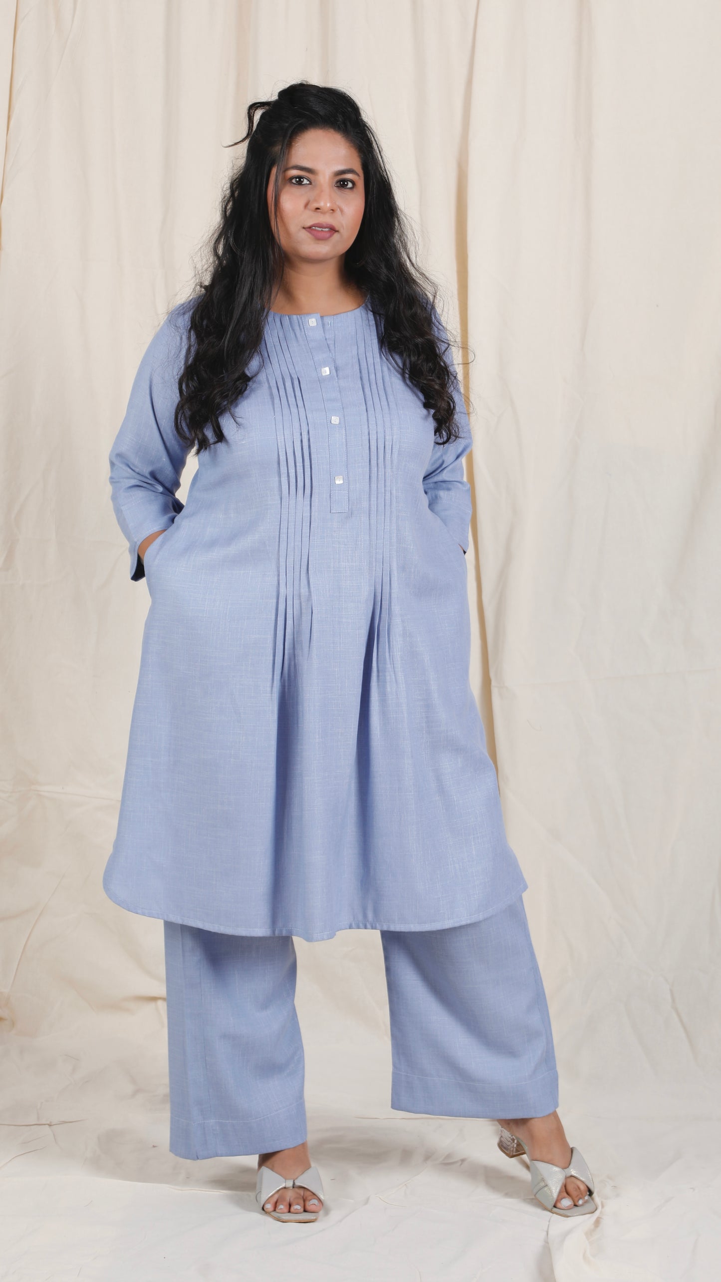 CANDY cords - Soft Cotton - BLUE
