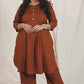 CANDY cords - Soft Cotton - BROWN