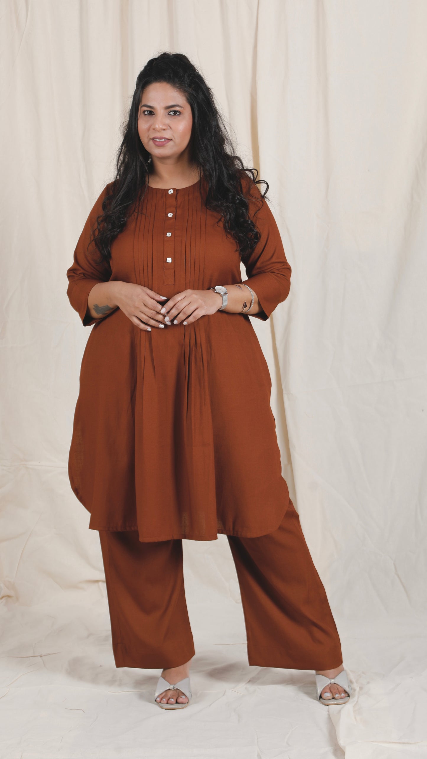 CANDY cords - Soft Cotton - BROWN