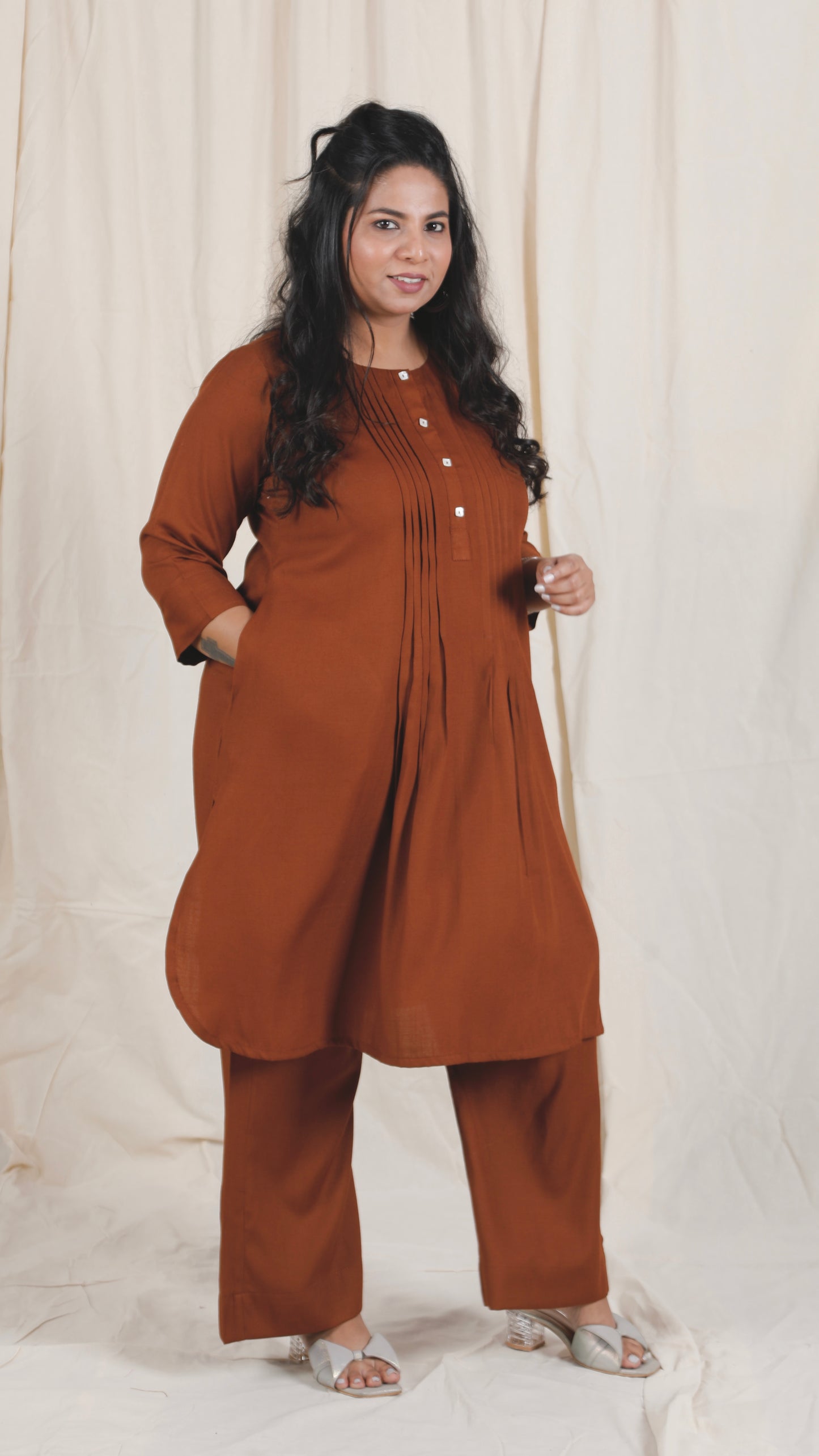 CANDY cords - Soft Cotton - BROWN