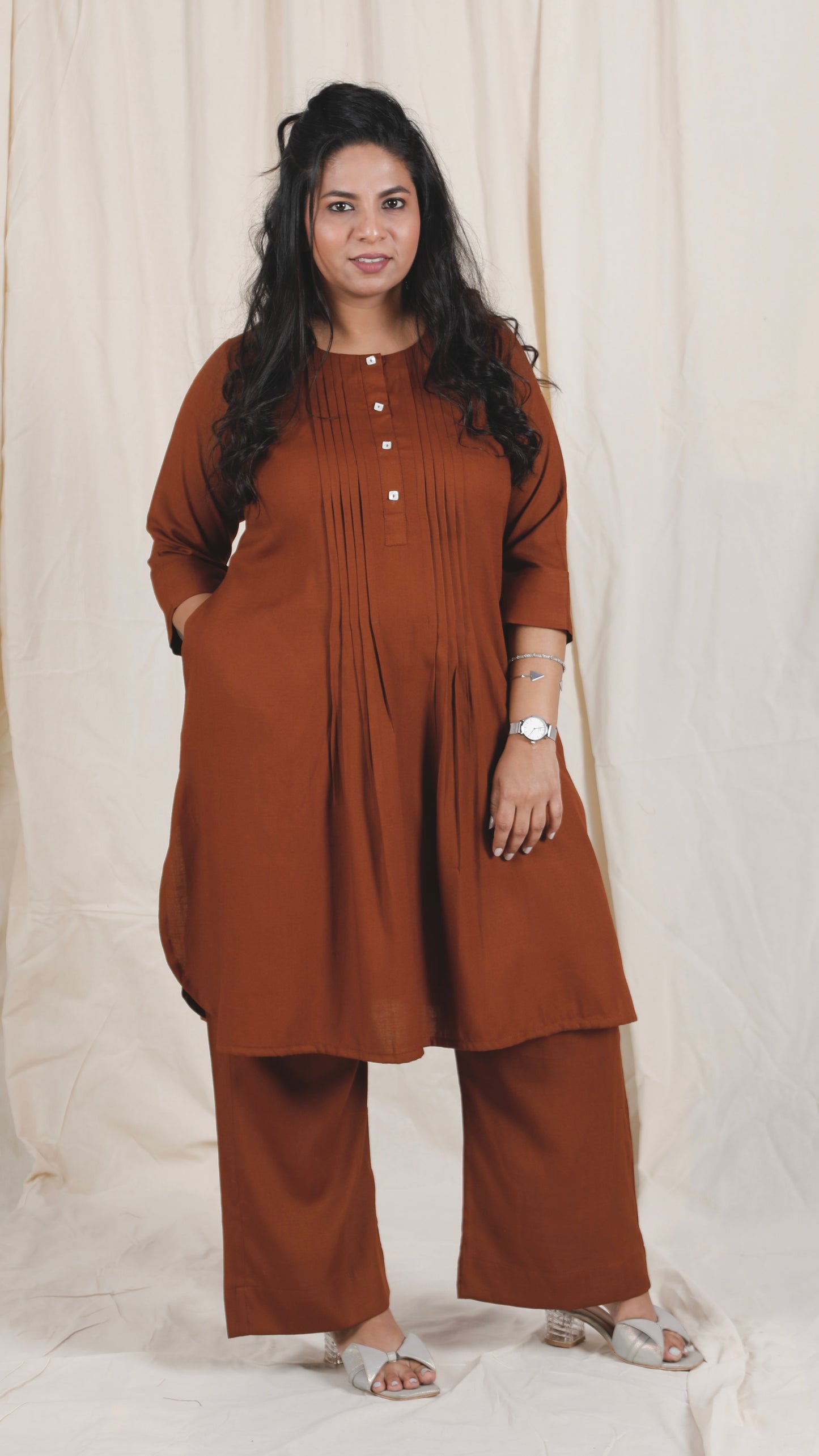 CANDY cords - Soft Cotton - BROWN