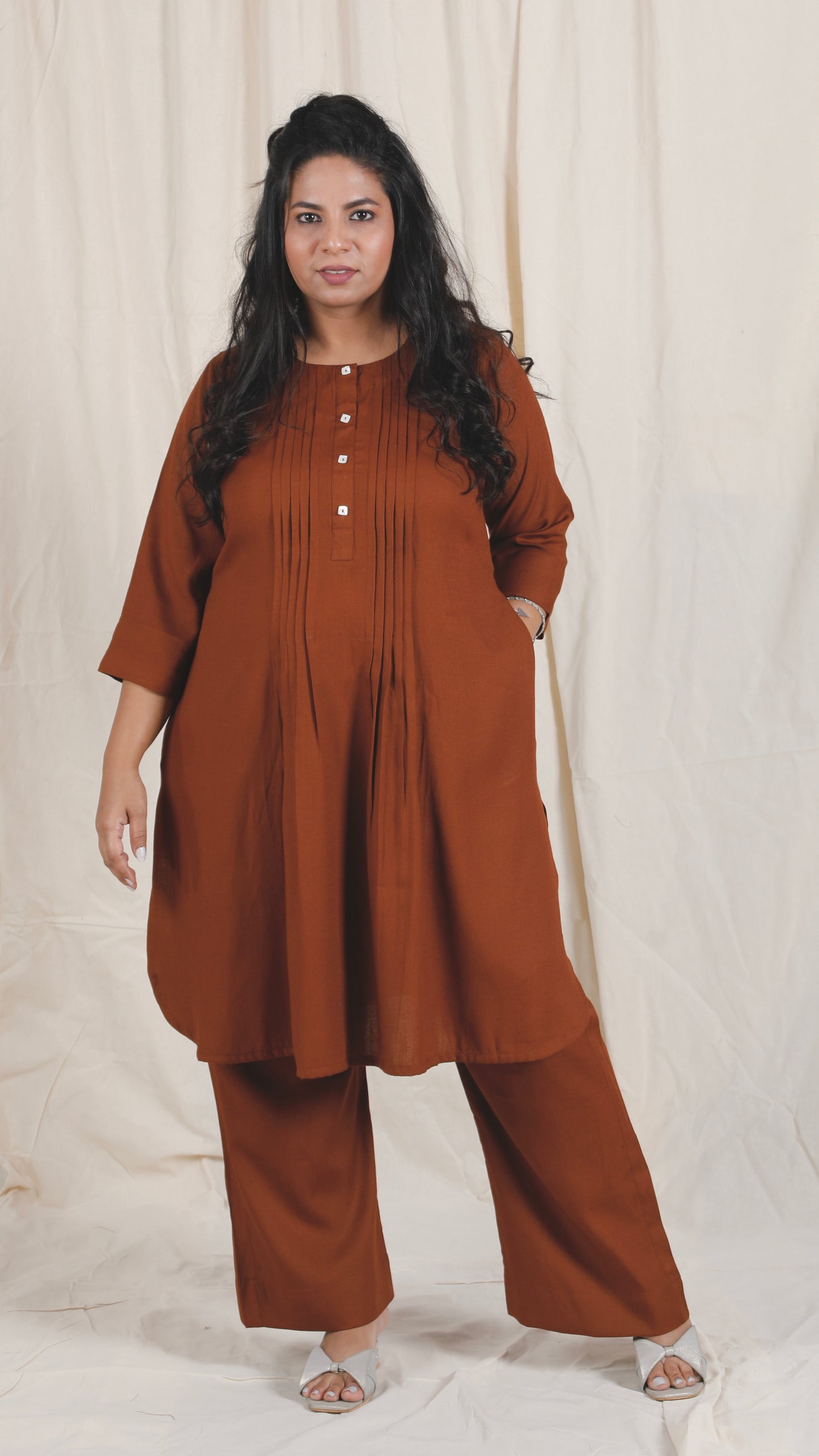 CANDY cords - Soft Cotton - BROWN