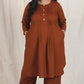 CANDY cords - Soft Cotton - BROWN