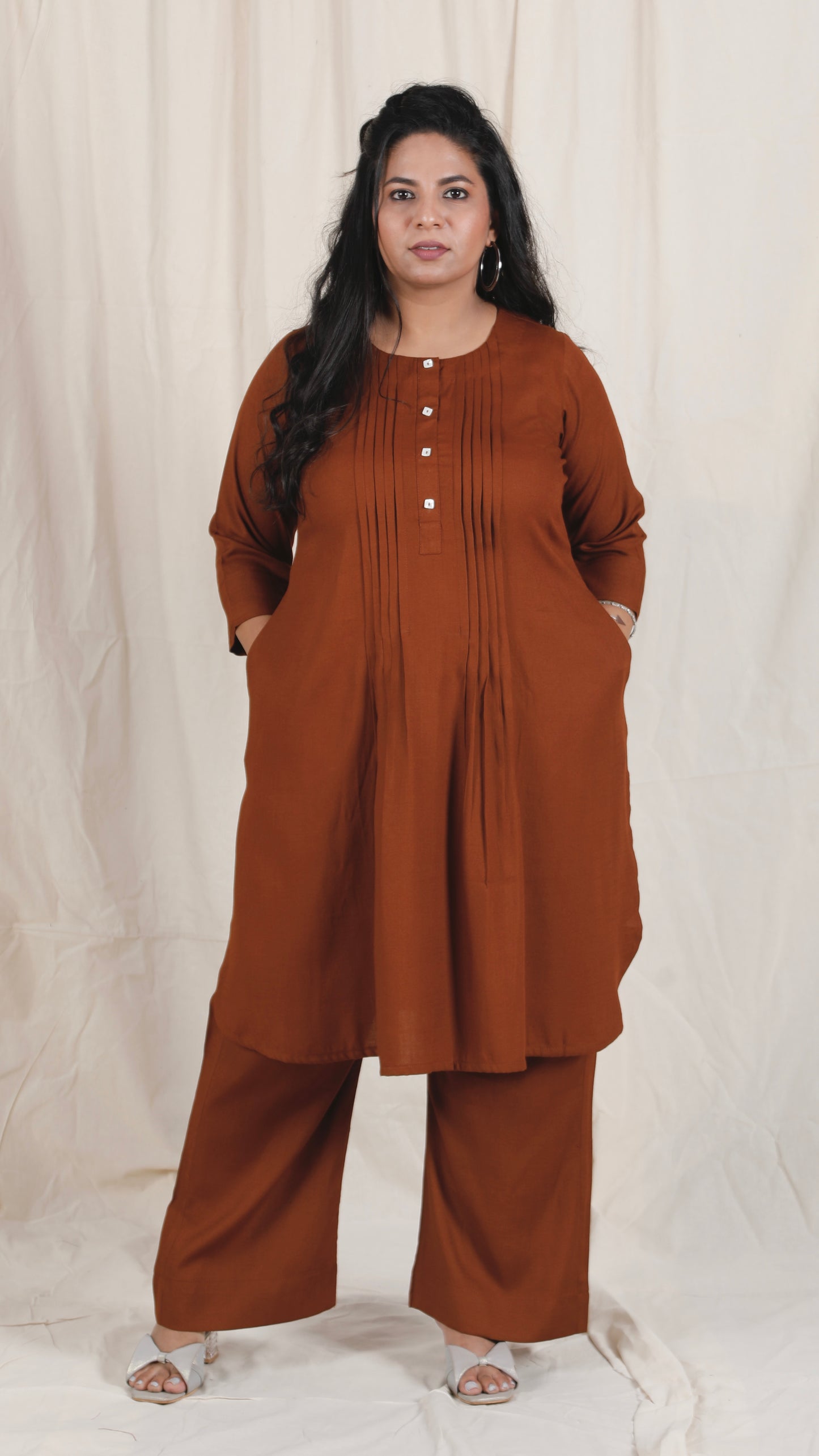 CANDY cords - Soft Cotton - BROWN